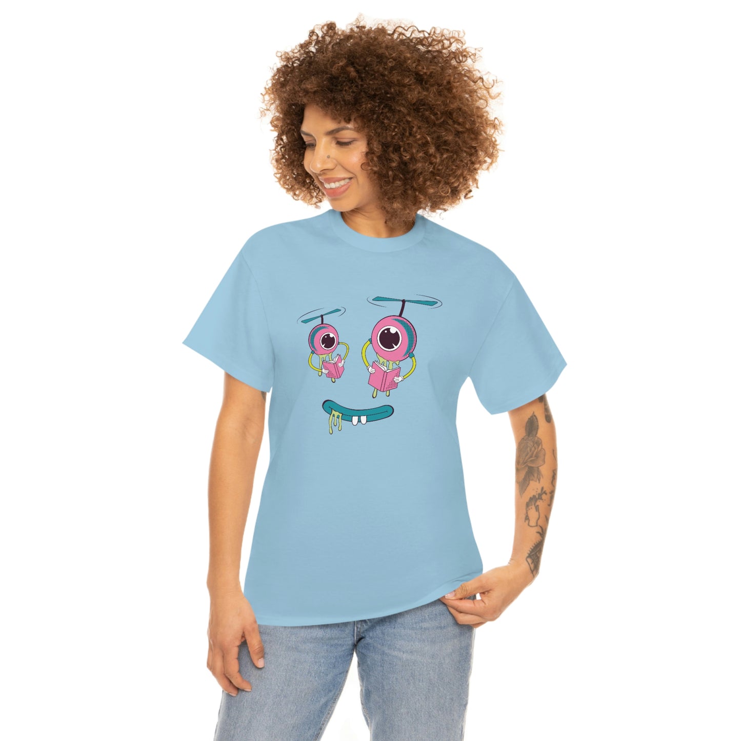 Trippy Reader - Crew Neck T