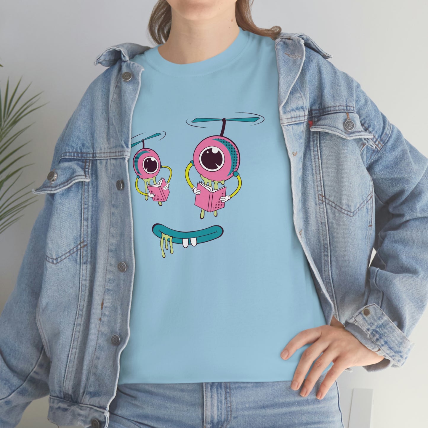 Trippy Reader - Crew Neck T