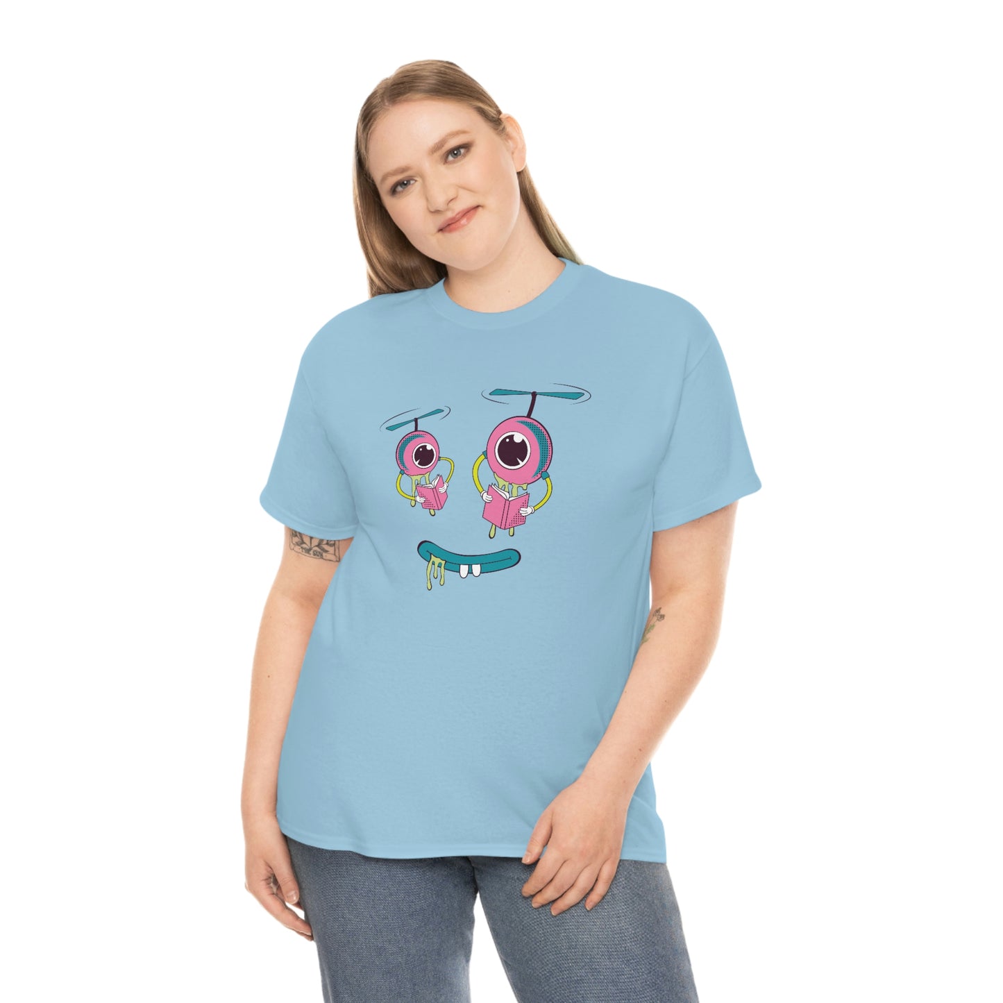 Trippy Reader - Crew Neck T
