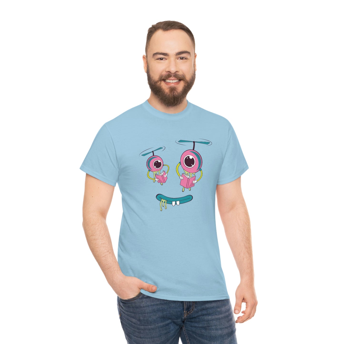 Trippy Reader - Crew Neck T