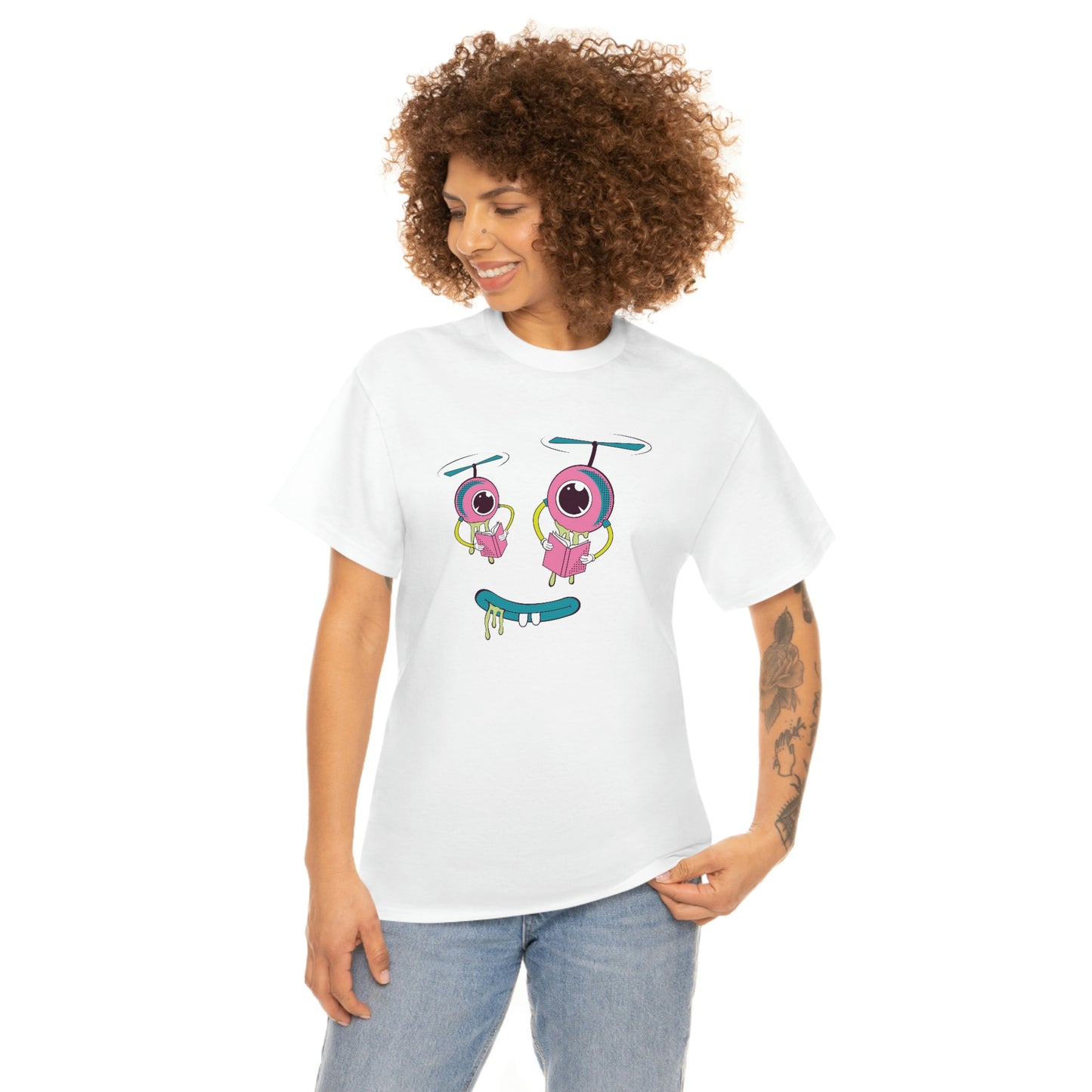 Trippy Reader - Crew Neck T