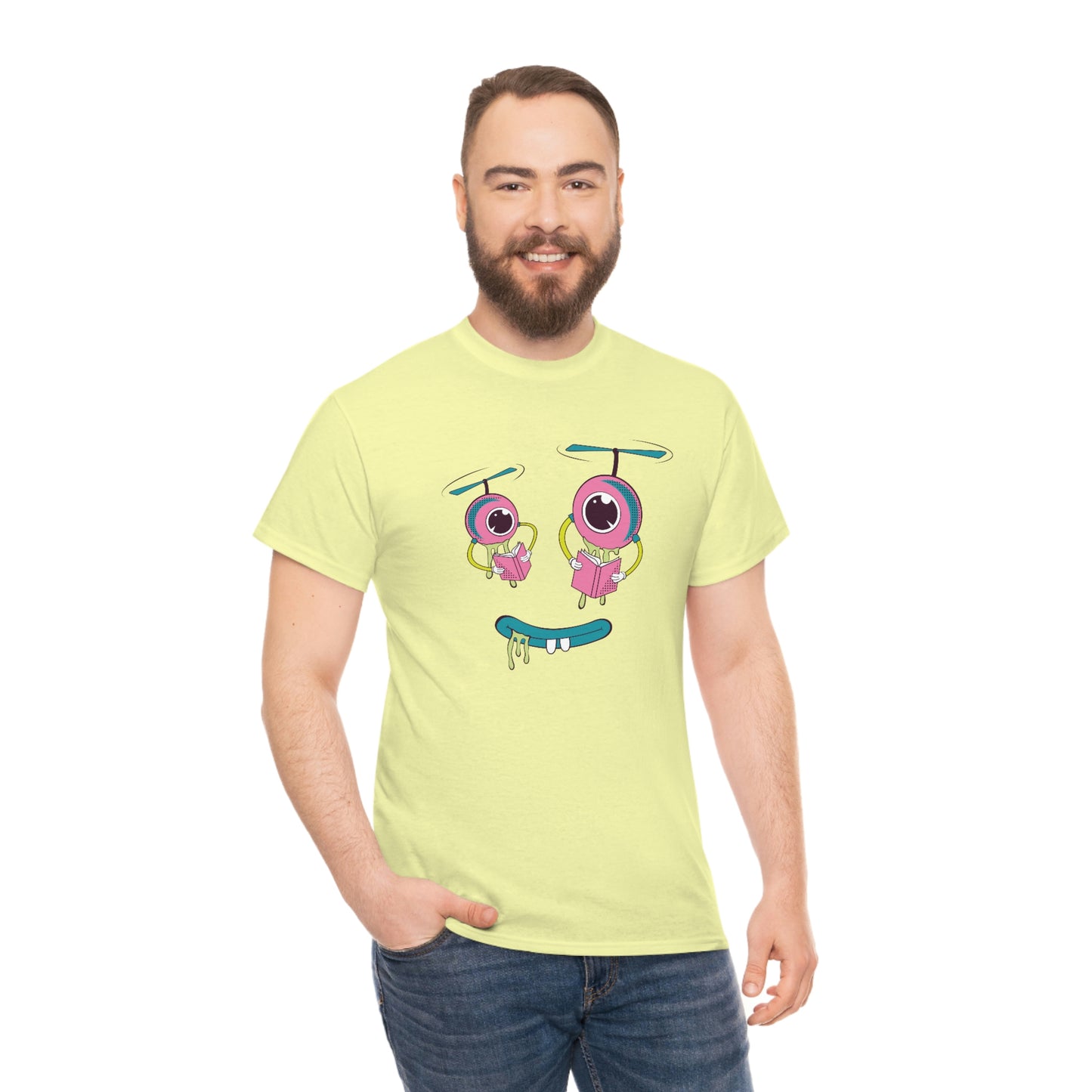 Trippy Reader - Crew Neck T