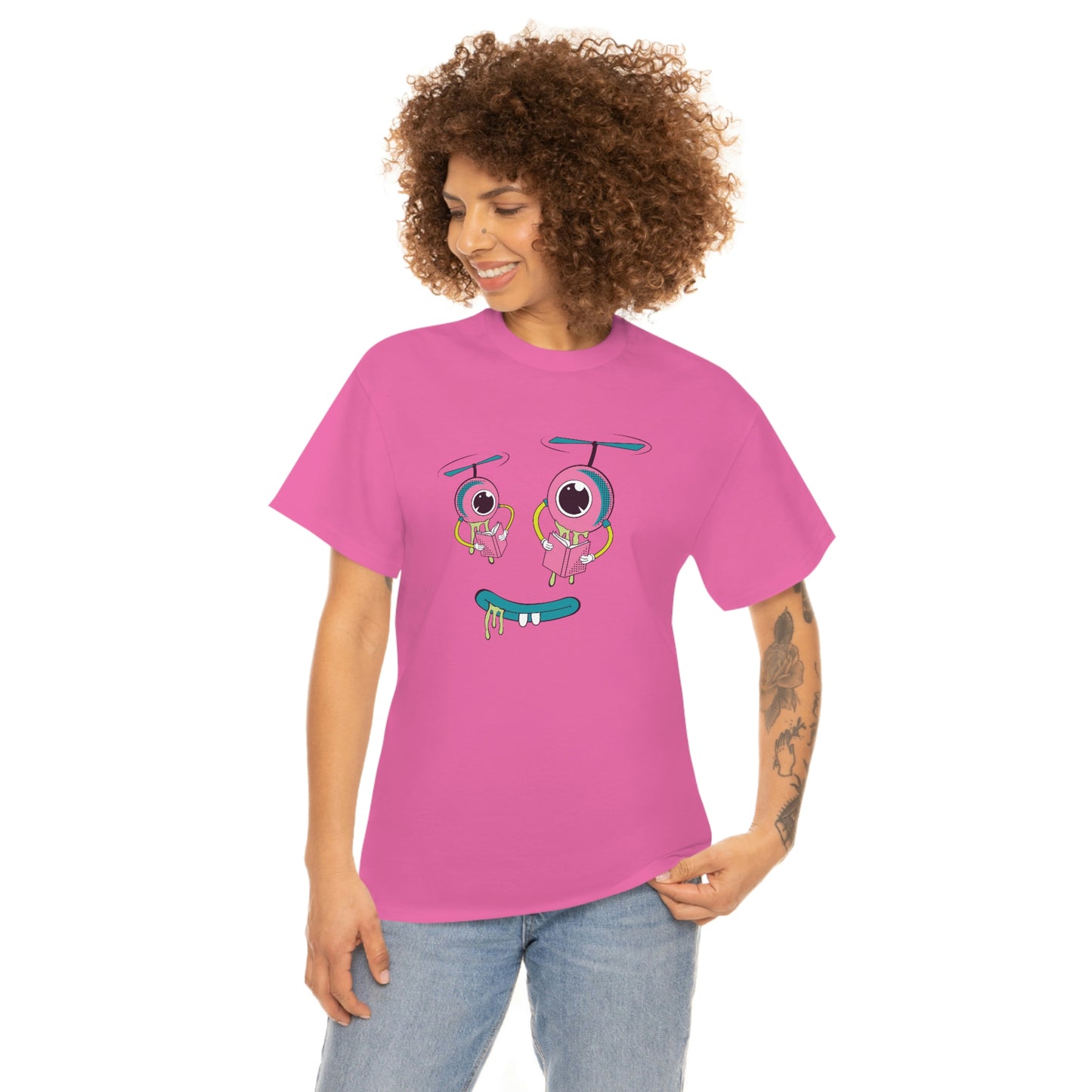 Trippy Reader - Crew Neck T