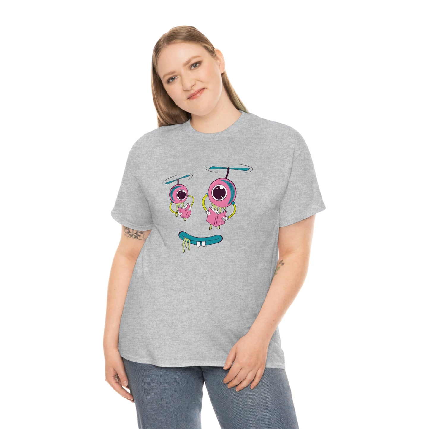 Trippy Reader - Crew Neck T